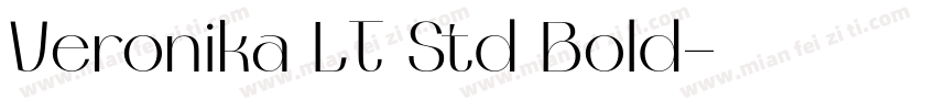 Veronika LT Std Bold字体转换